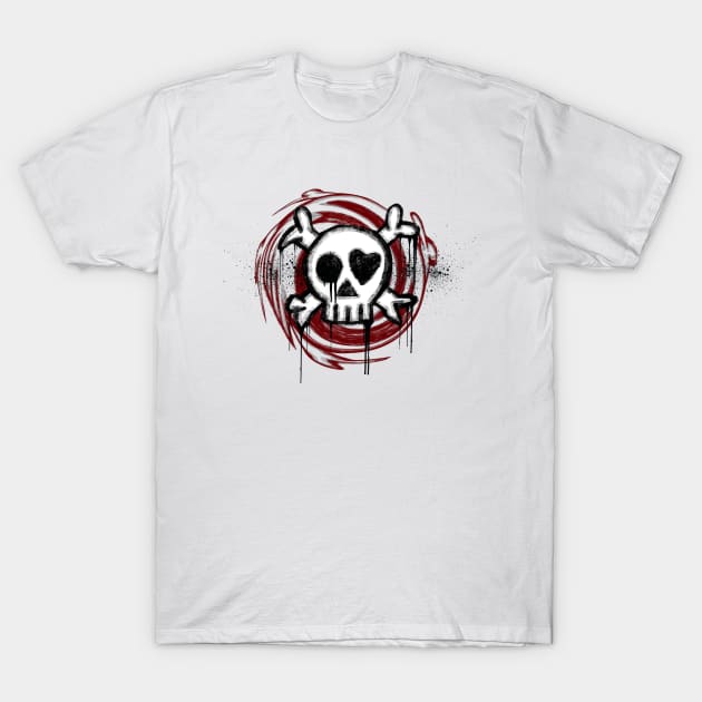Graffiti Skull T-Shirt by ARTHE